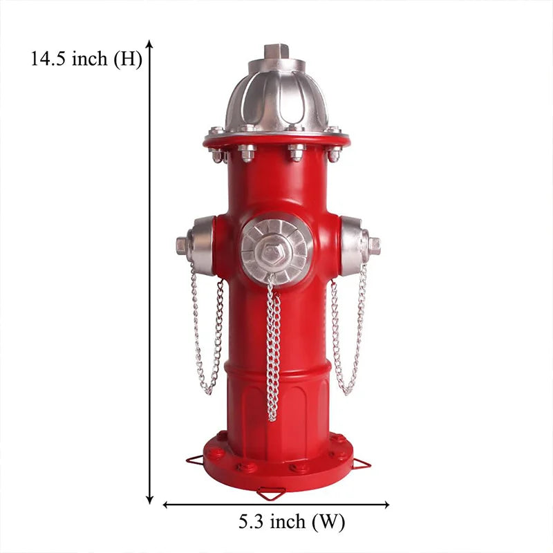 Hign-concerned Dog Fire Hydrant Urinal Column Garden Decor