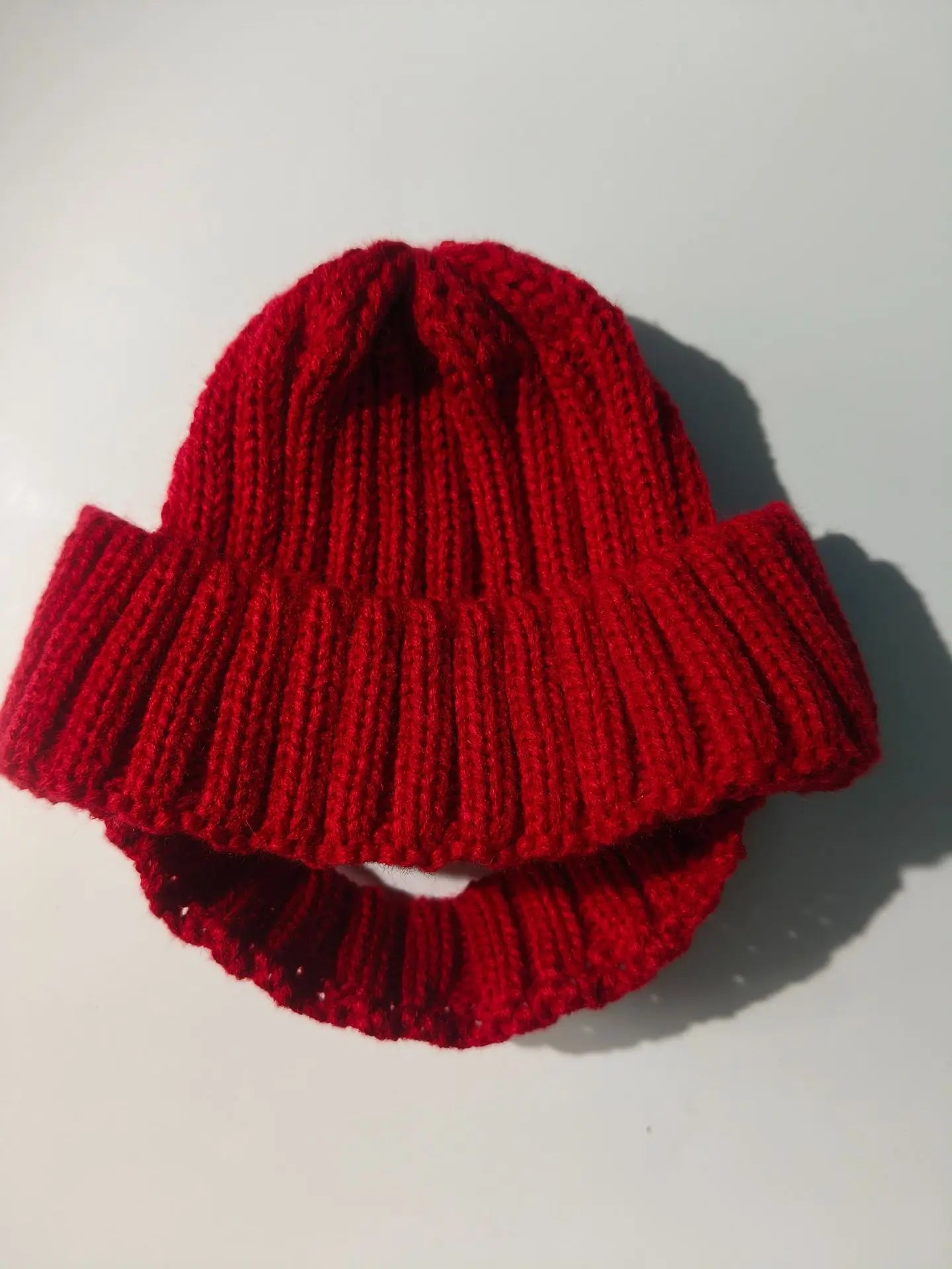 Dog Beanie Knitted For Winter Warmth And Cozy Comfort