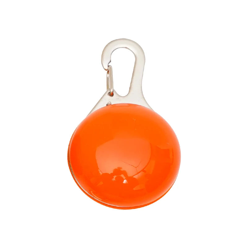 Dog Cat Collar With Glow Pendant Night Safety Accessory