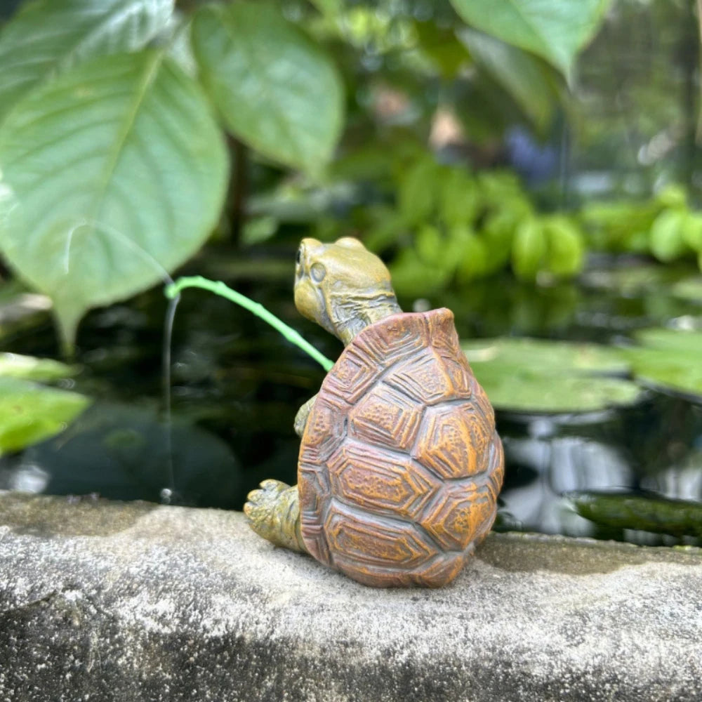 Turtle Aquarium Statue Resin Ornament For Home Fish Tank Decor