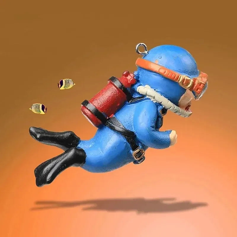 Fish Tank Diver Ornament PVC Floating Ball Decoration