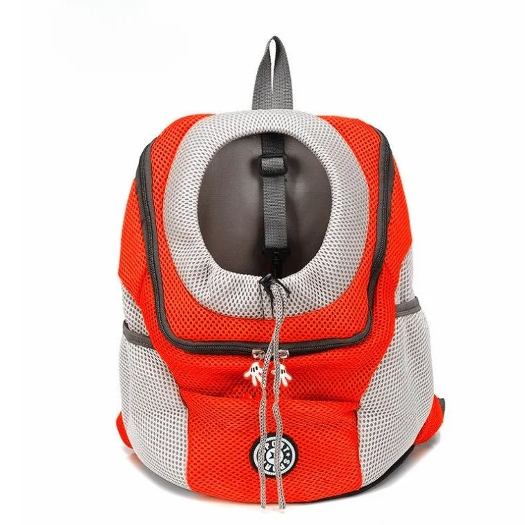 Backpack Dog Carrier Mesh Front Double Shoulder Design