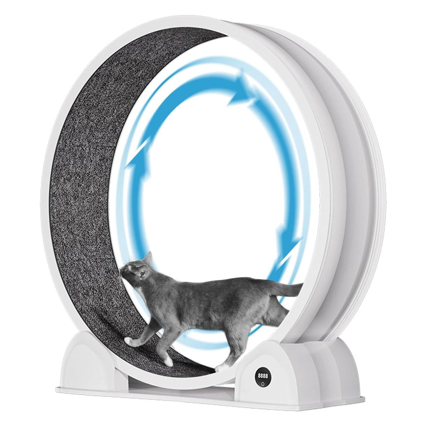 HiMISSCN Cat Exercise Wheel ABS Quiet Indoor Treadmill for Cats