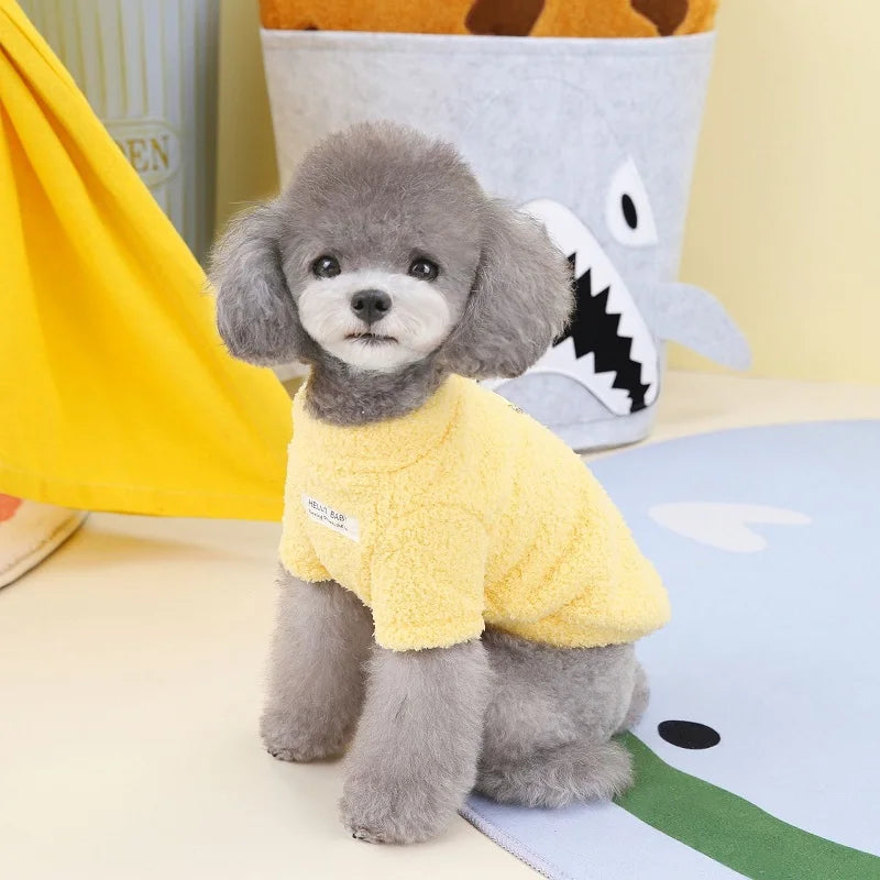 Dog Hoodie Fleece Warm Coat For Dogs Puppy Apparel