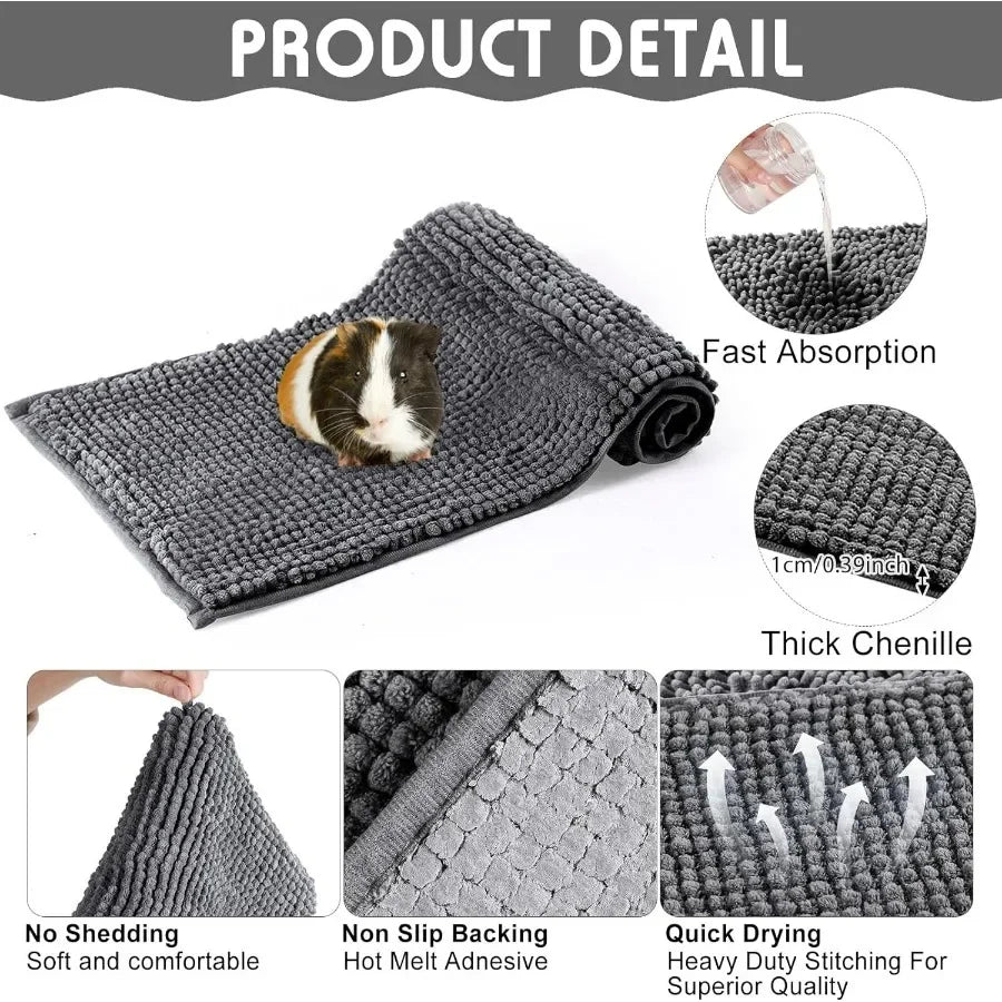 Cage Liner Washable Fleece For Small Animals Guinea Pigs