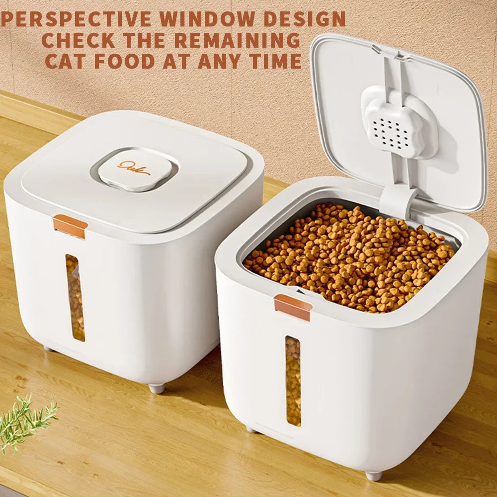 Pet Food Storage Barrel Copper Sealed Moisture Proof
