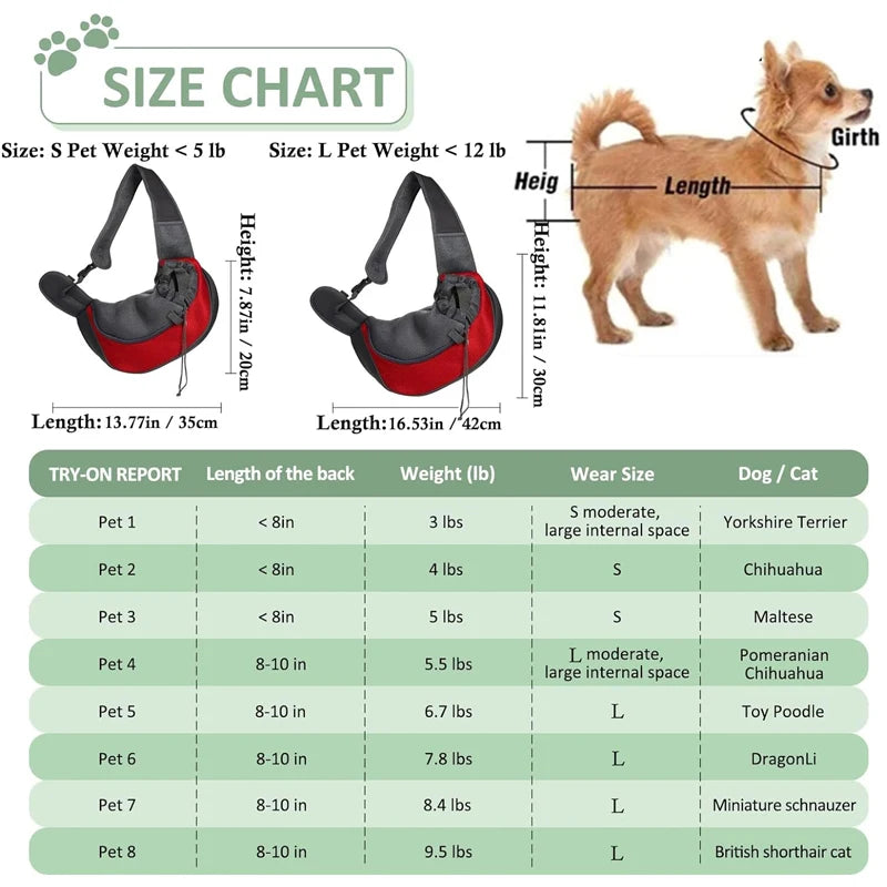 Pet Carrier Backpack Breathable Oxford Mesh Carrier