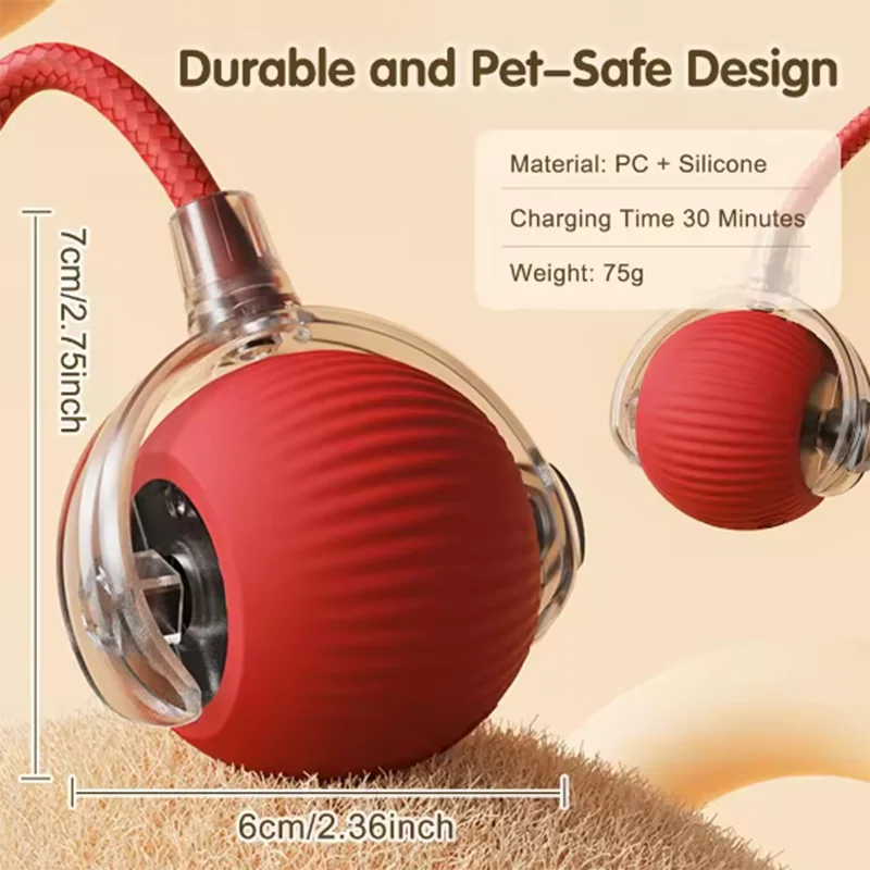 Cat Ball Toy With Intelligent Obstacle Avoidance System