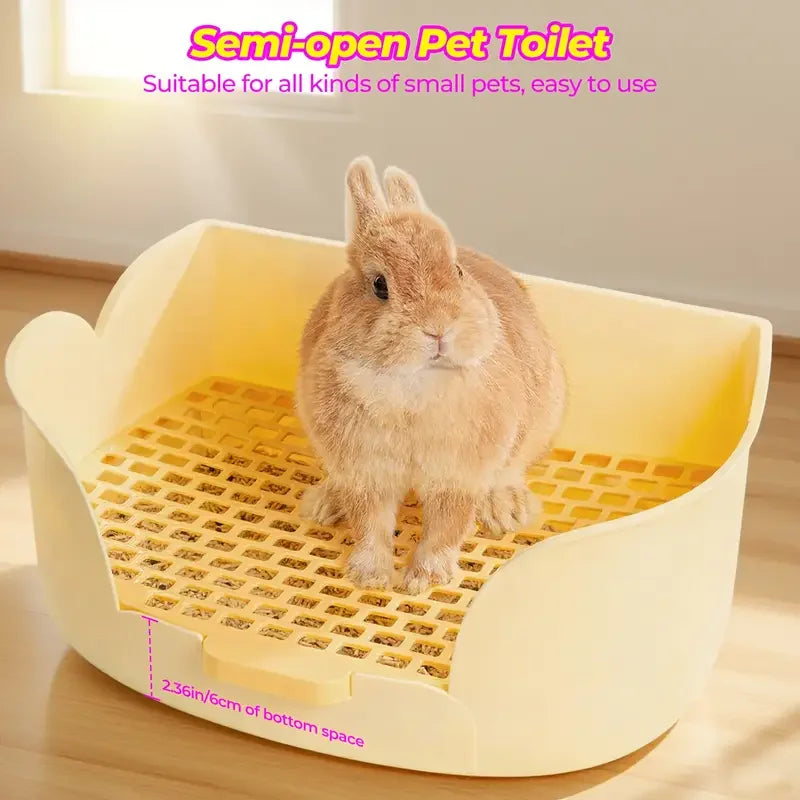 Rabbit Litter Box Corner Toilet Trainer For Small Animals