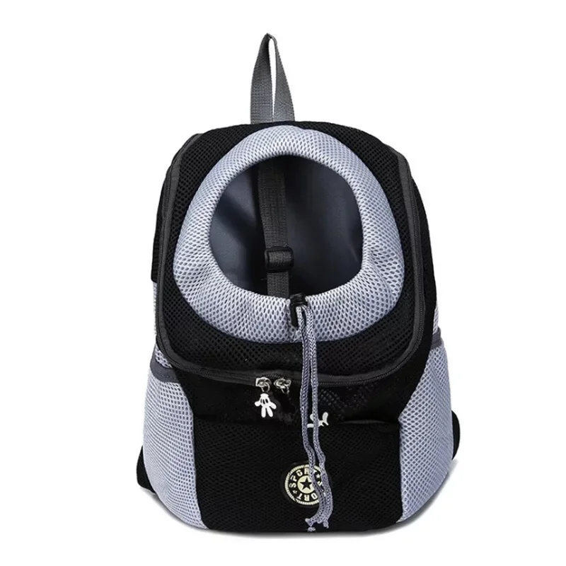 Backpack Dog Carrier Mesh Front Double Shoulder Design