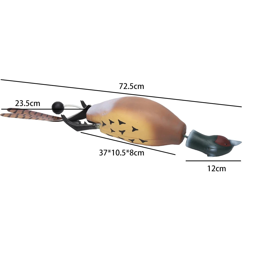 HiMISSH Dog Toy Pheasant Leather Dummy for Retrieval Training