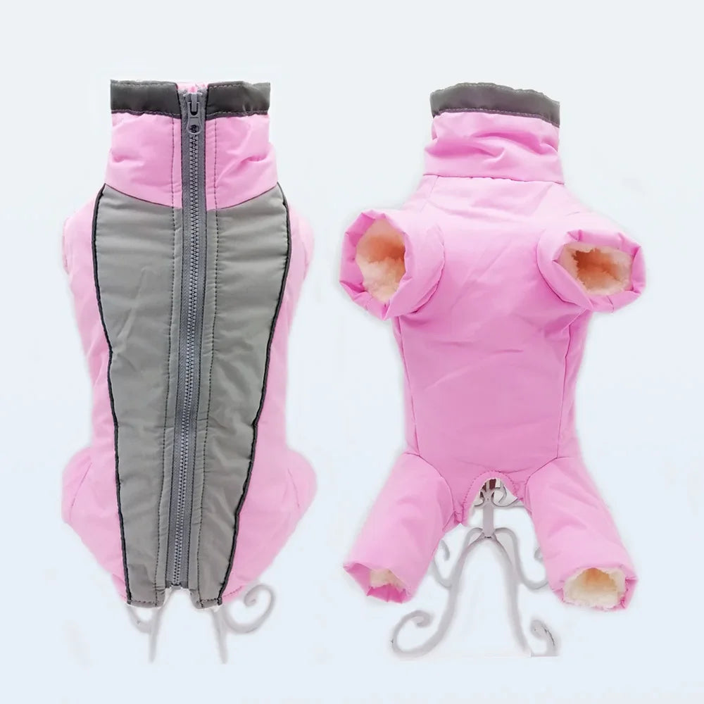 Dog Coat Warm Fleece Jacket For Winter Travel All Weather