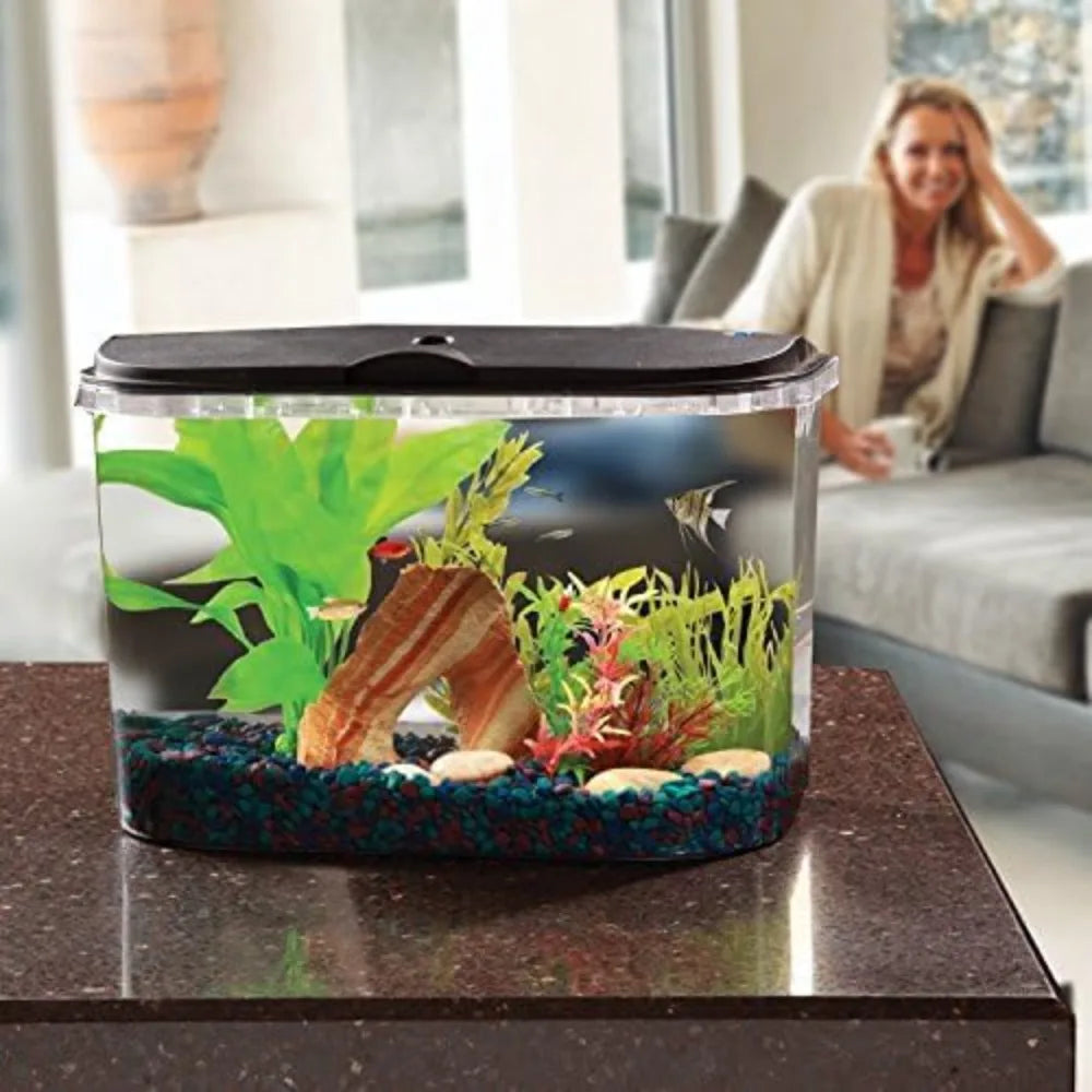 XMSJ Aquarium Kit With Led Lighting For Variety Of Fish