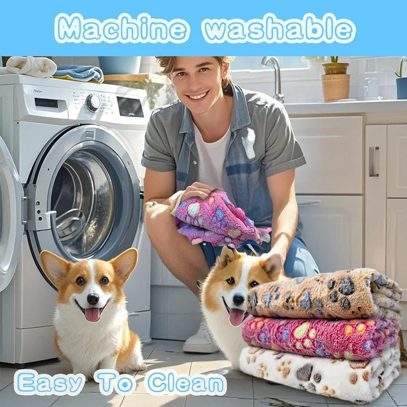 Pet Blanket Coral Fleece For Dogs And Cats Home Use