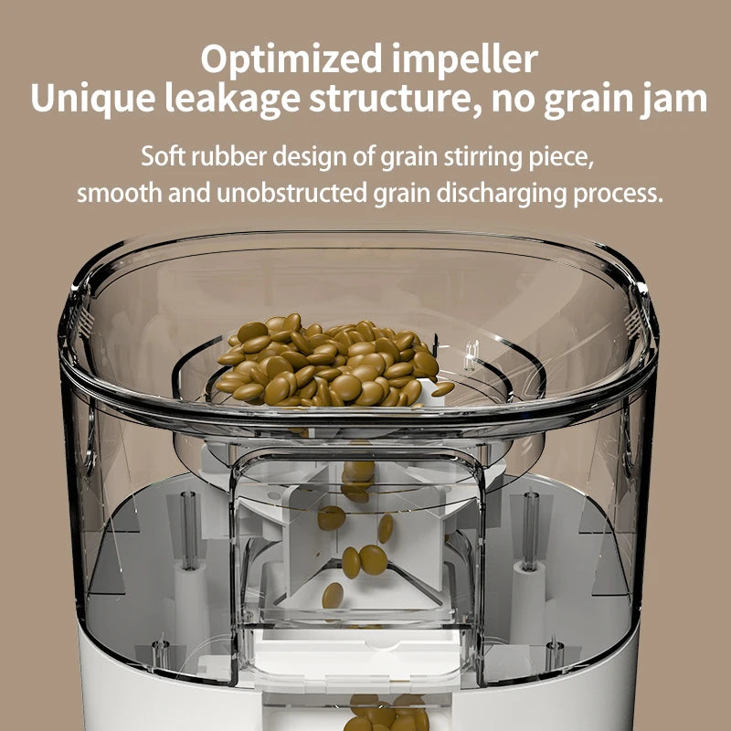 PAPIFEED Cat Double Bowl Smart Automatic Feeder With WiFi Timer