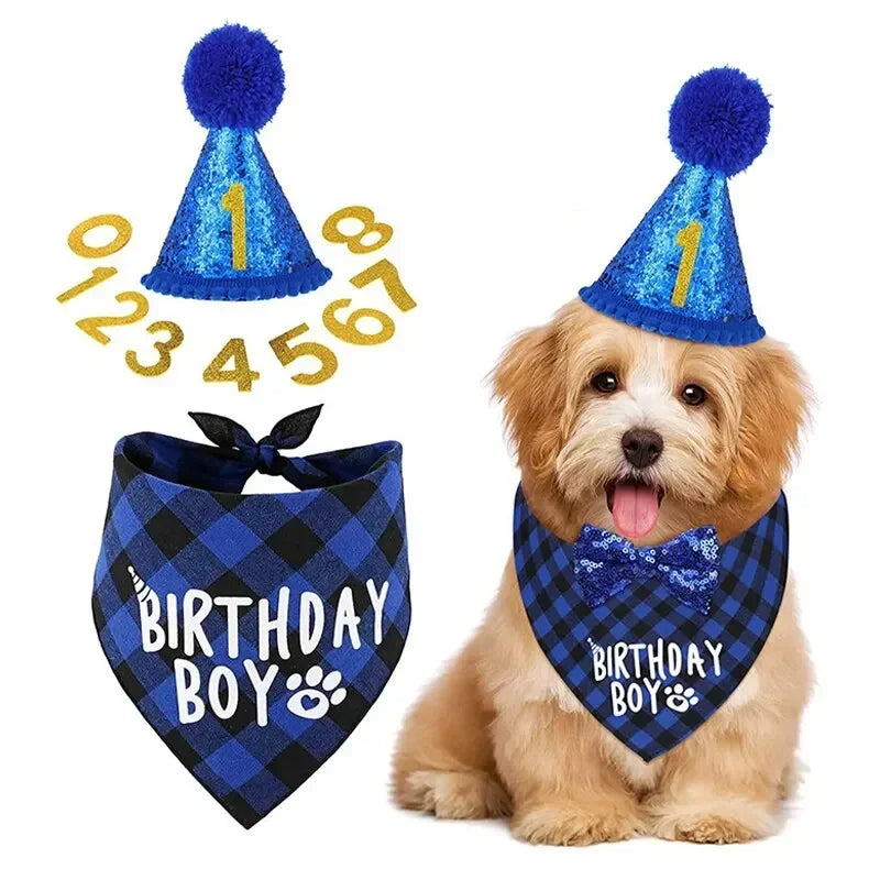 YTYINCN Pet Birthday Hat Decor For Cats And Dogs Party