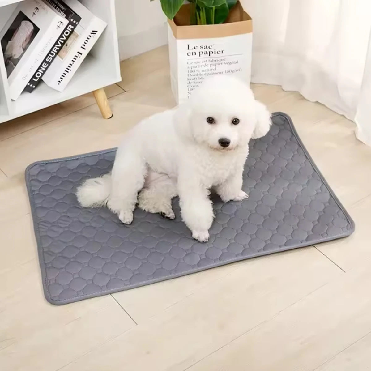 Winter Dog Pee Pad Travel Car Seat Mat Machine Washable