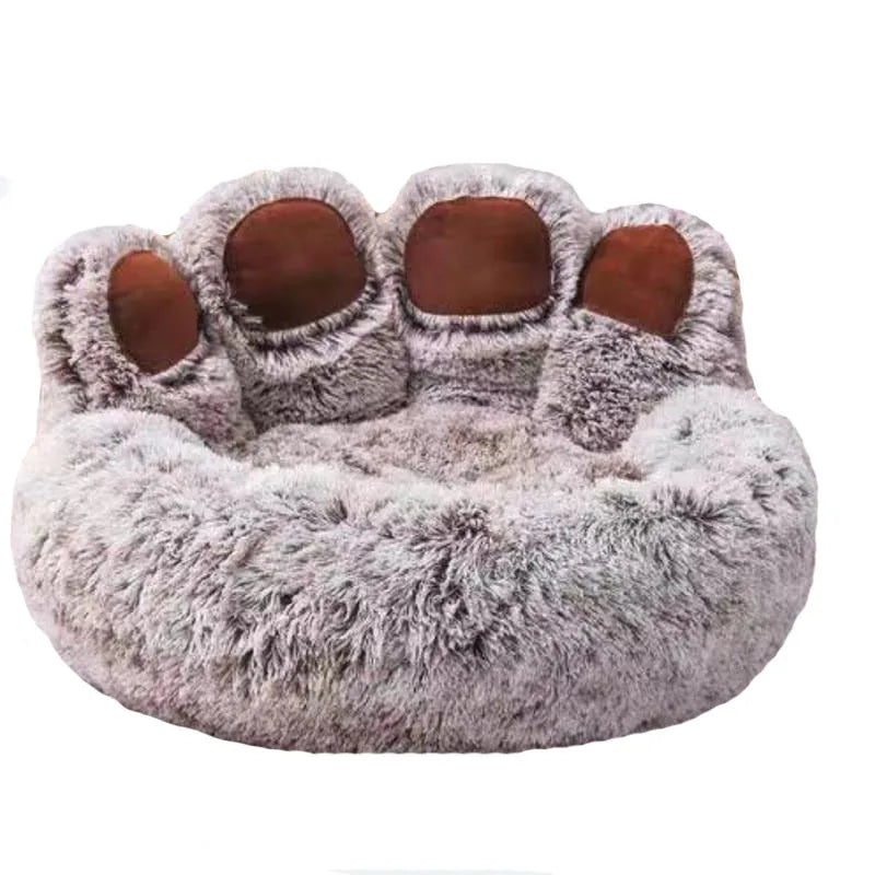 Dog Bed Ultra Soft Plush Winter Warm For Pets Cozy