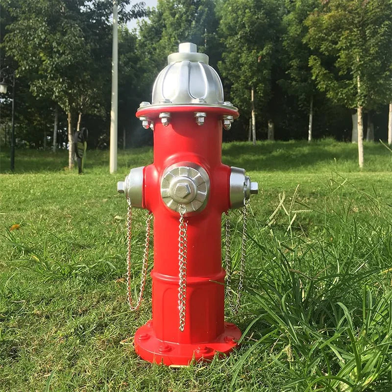 Hign-concerned Dog Fire Hydrant Urinal Column Garden Decor