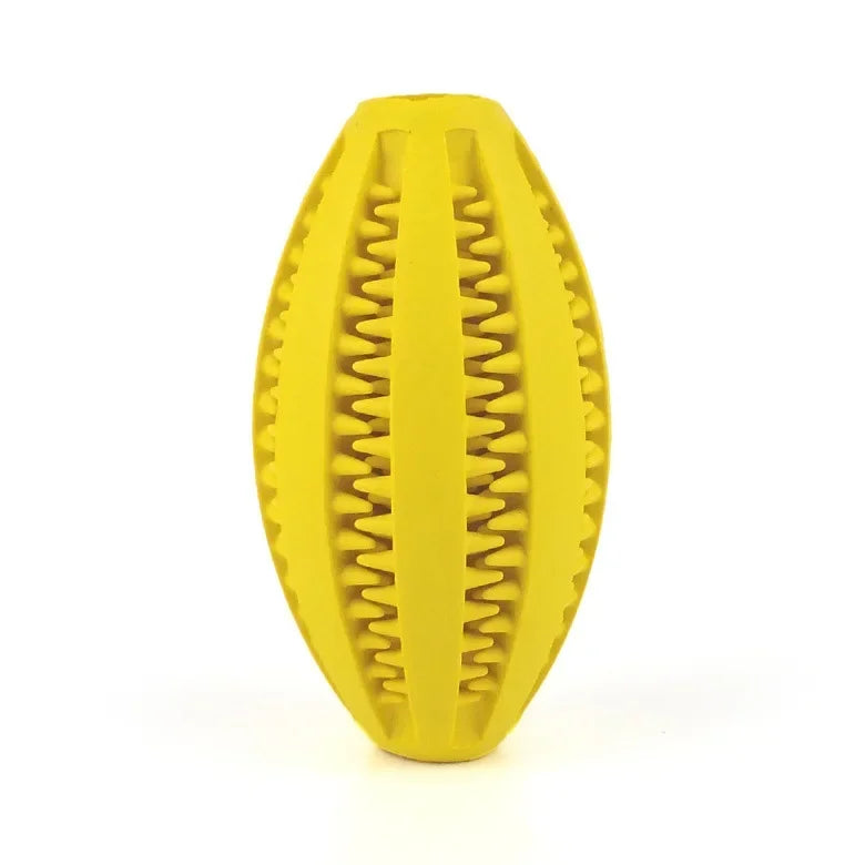Dog Chew Ball Natural Rubber Teeth Cleaning Toy