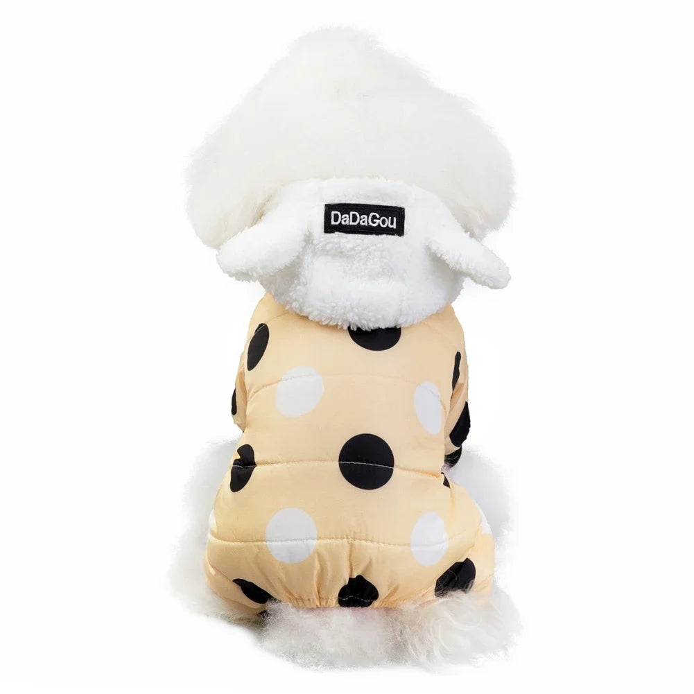 Dog Hoodie Fleece Coat Warm Winter Puppy Sweater Jacket