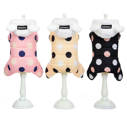 Dog Hoodie Fleece Coat Warm Winter Puppy Sweater Jacket