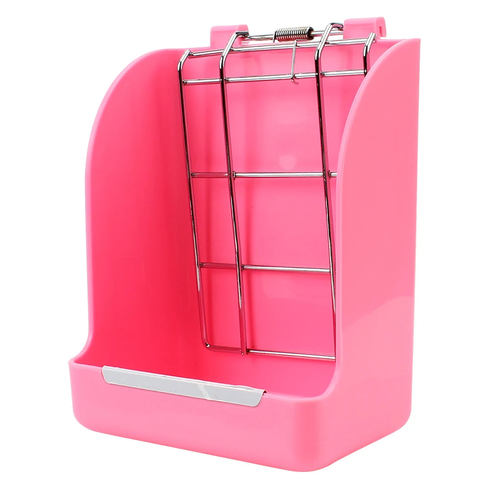 Rabbit Hay Feeder Plastic Mesh Frame Rack For Small Pets