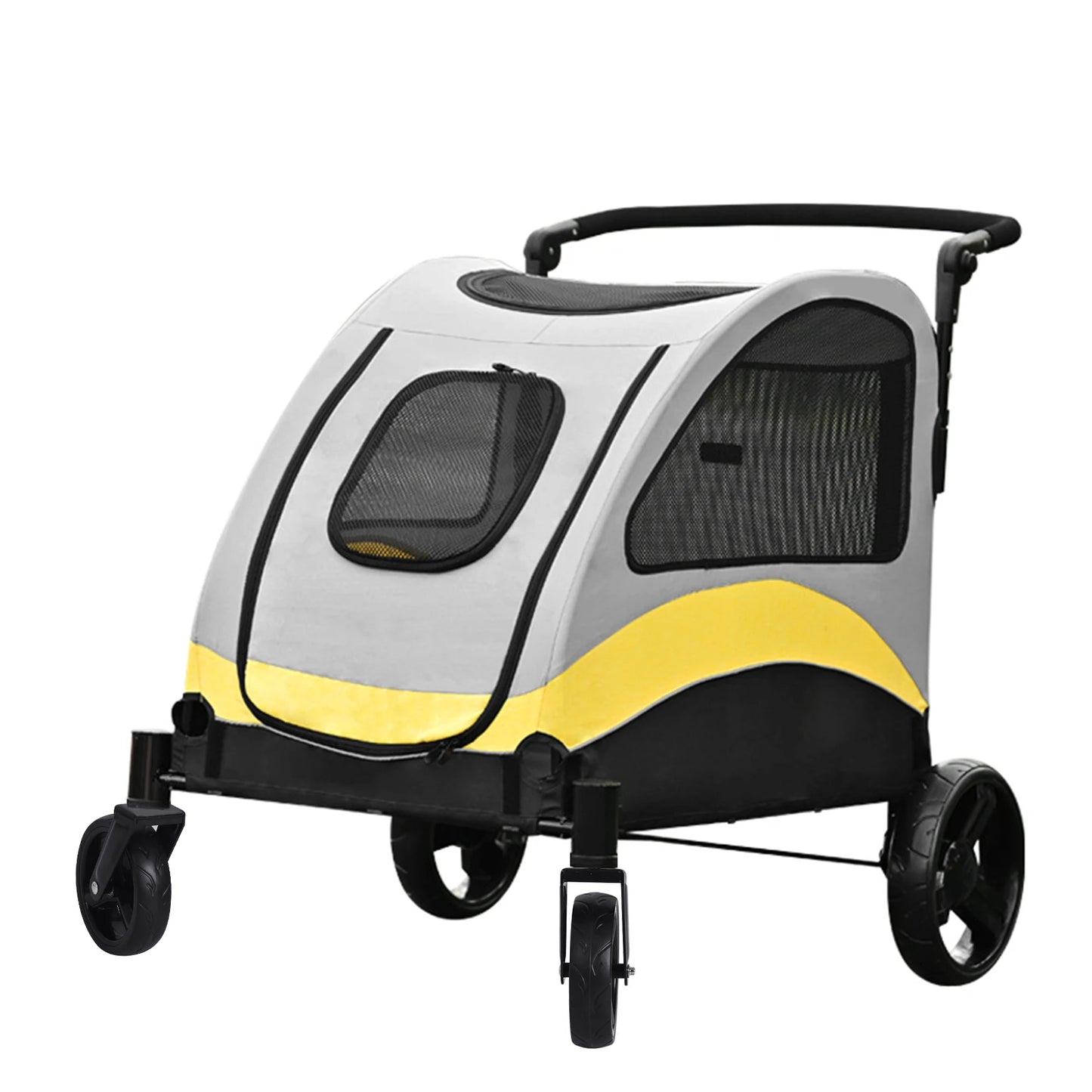 Dog Stroller Foldable Carrier for Outdoor Travel All Breeds