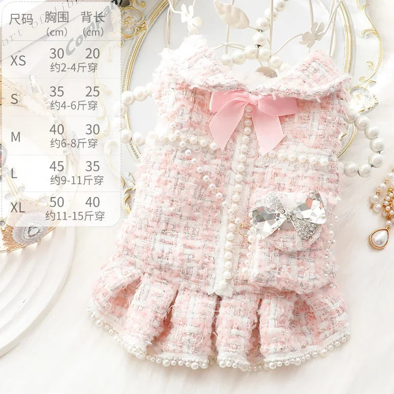 Dog Dress Winter Apparel Outfit For Pets Collection