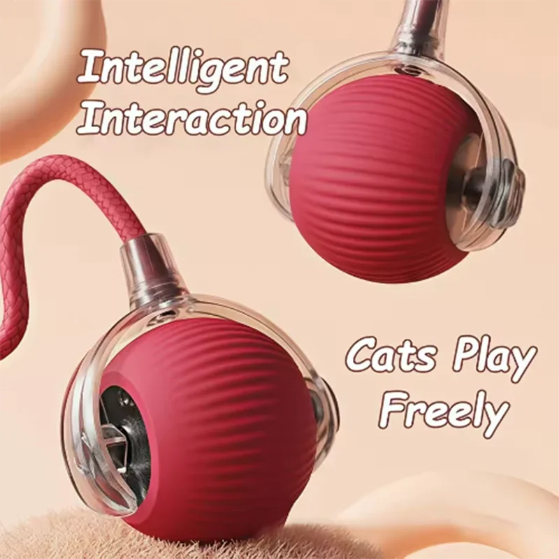 Cat Ball Toy With Intelligent Obstacle Avoidance System