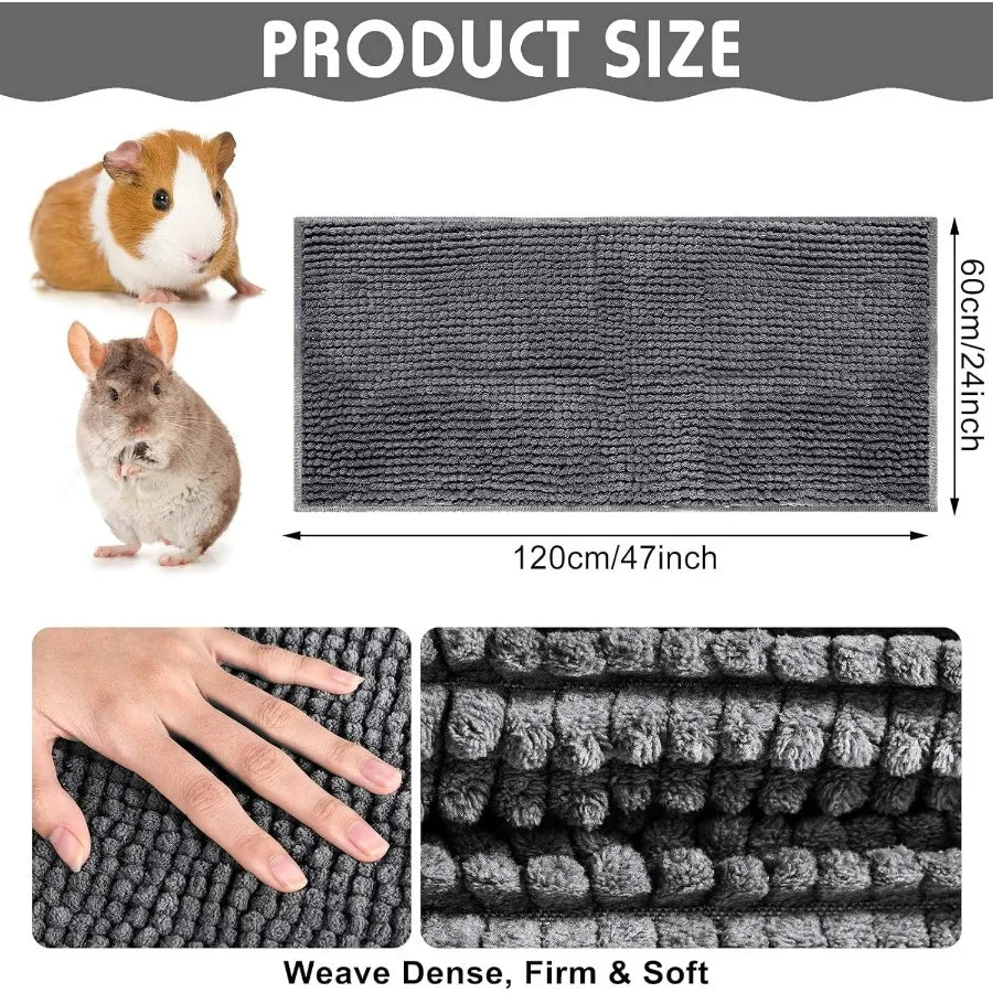 Cage Liner Washable Fleece For Small Animals Guinea Pigs