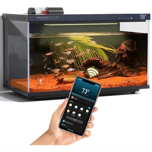 Innovative Aquarium Kit with Self-Cleaning Technology