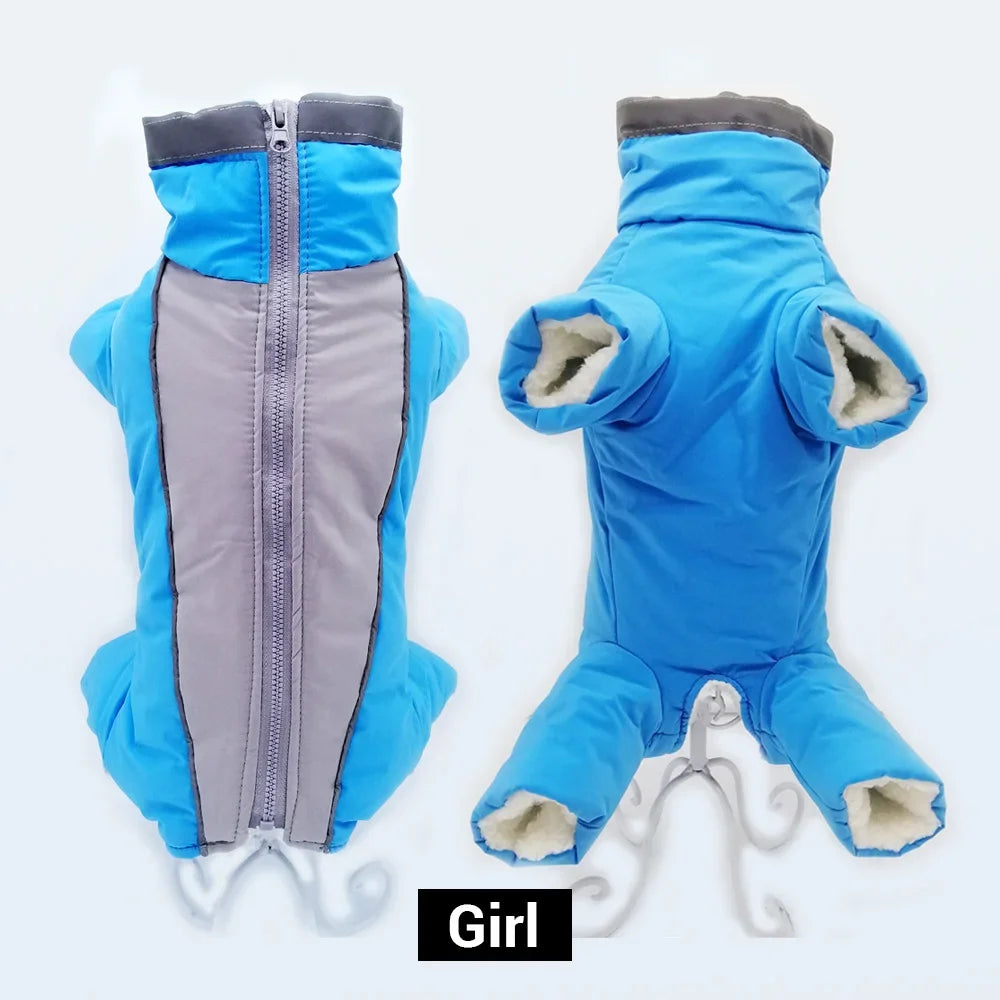 Dog Coat Warm Fleece Jacket For Winter Travel All Weather