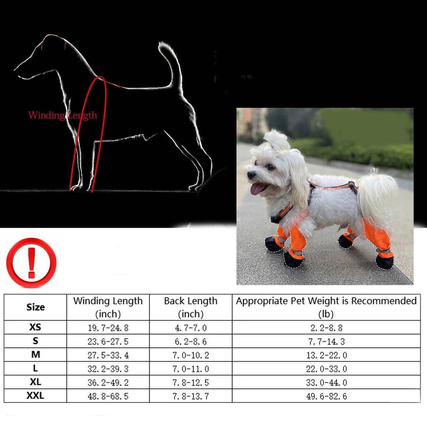Dog Boots Waterproof For Daily Walks For All Pets Quality