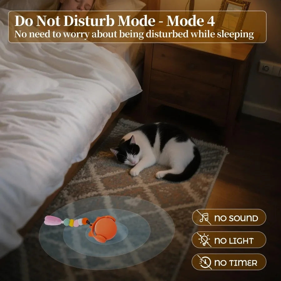 Cat Toy Touch Control Ball With Realistic Mouse Sounds