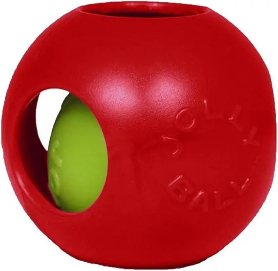 Dog Toy Teaser Ball Plastic Puzzle With Inner Ball