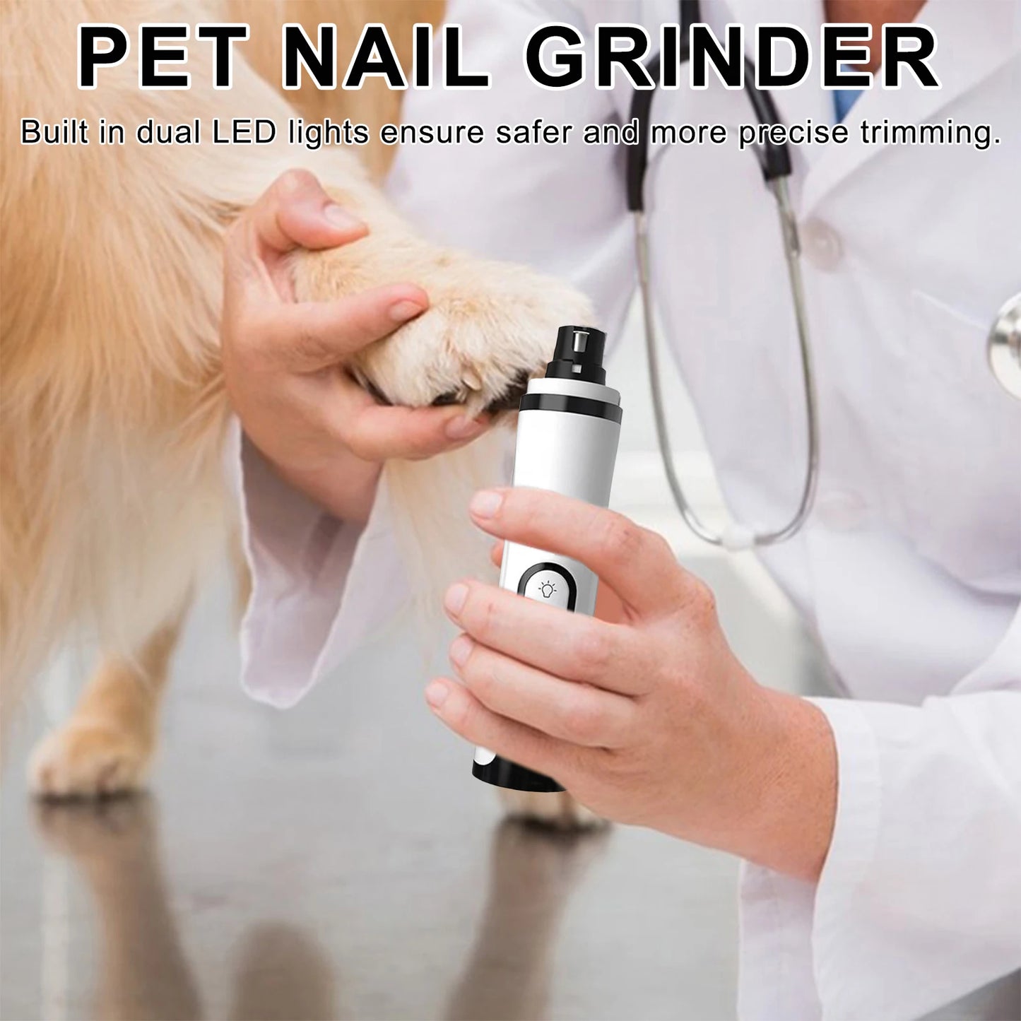APWIKOGER Electric Dog Nail Grinder Rechargeable