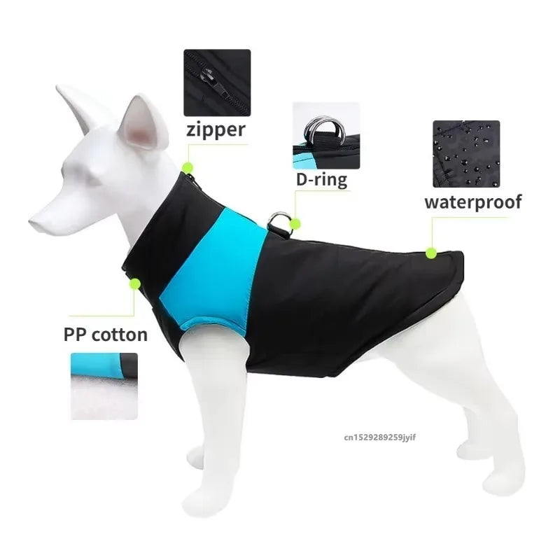 CN Sichuan Guangdong Dog Coat Waterproof Padded Jacket