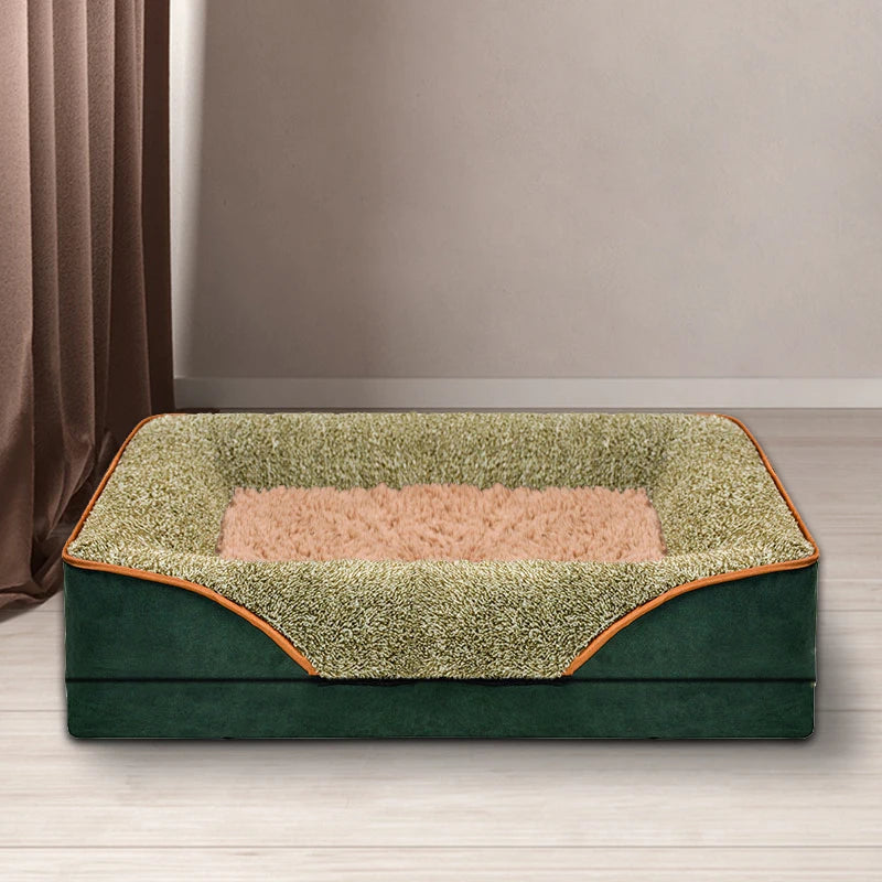 Dog Bed Removable Washable Coral Fleece for All Seasons