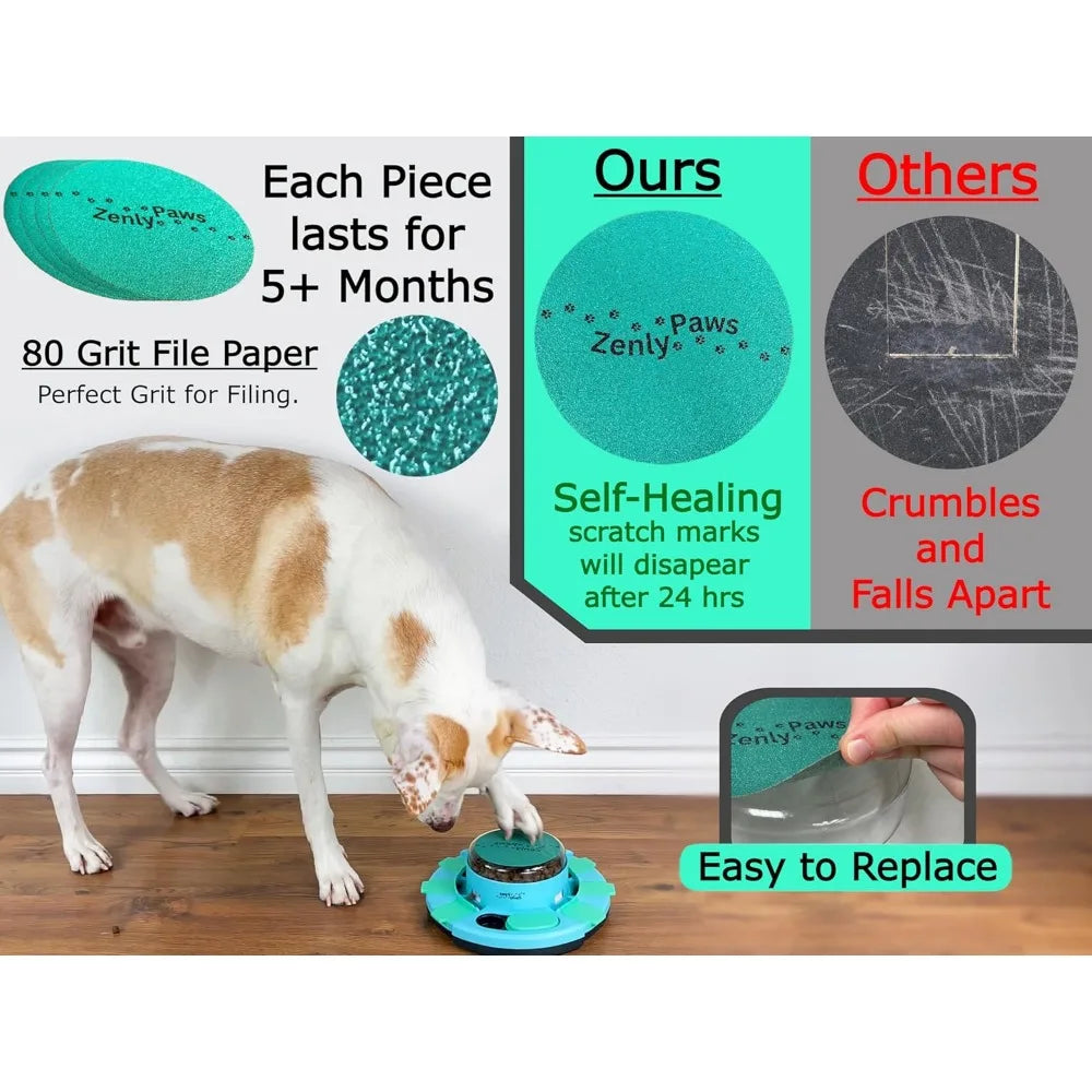 Dog Nail File Toy Durable Plastic Scratch Board For Dogs