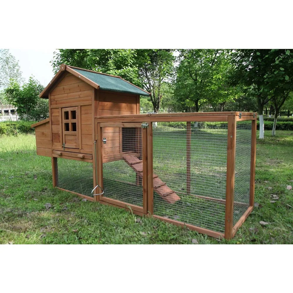 Chicken Coop Outdoor Poultry House Waterproof Roof