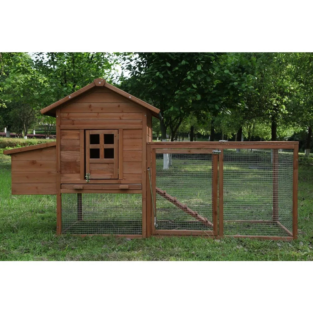 Chicken Coop Outdoor Poultry House Waterproof Roof