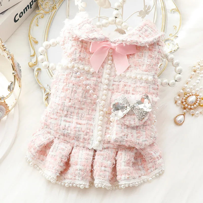 Dog Dress Winter Apparel Outfit For Pets Collection