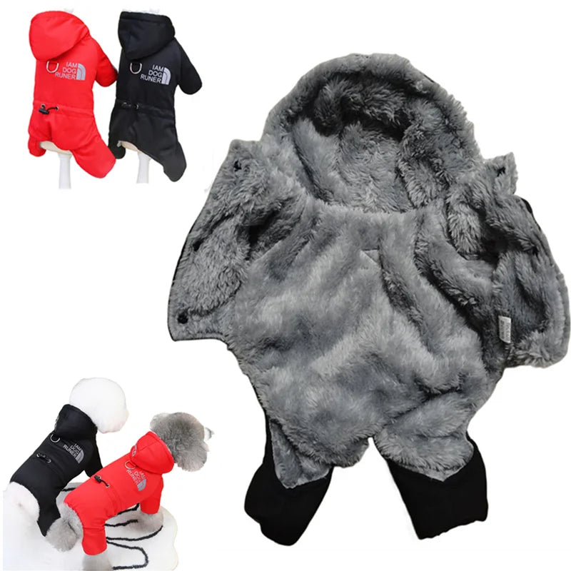 Dog Jumpsuit Hoodie Cozy All Season Petwear For Dogs