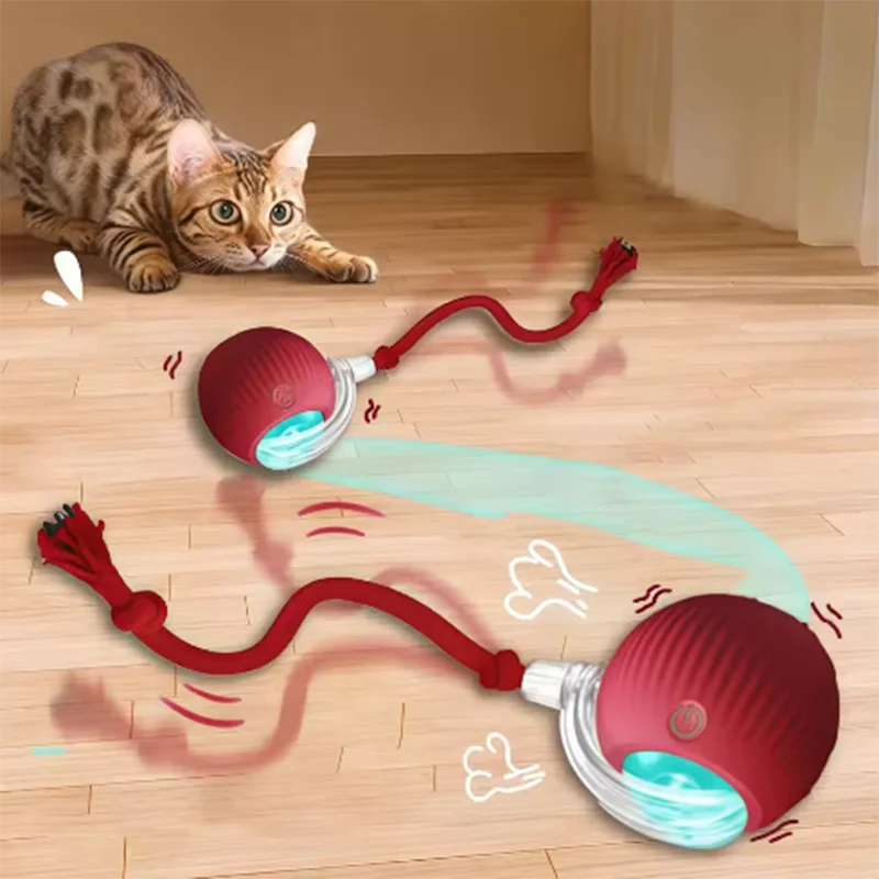 Cat Ball Toy With Intelligent Obstacle Avoidance System