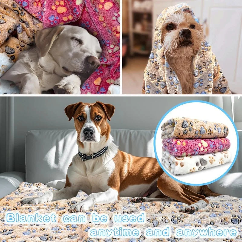 Pet Blanket Coral Fleece For Dogs And Cats Home Use