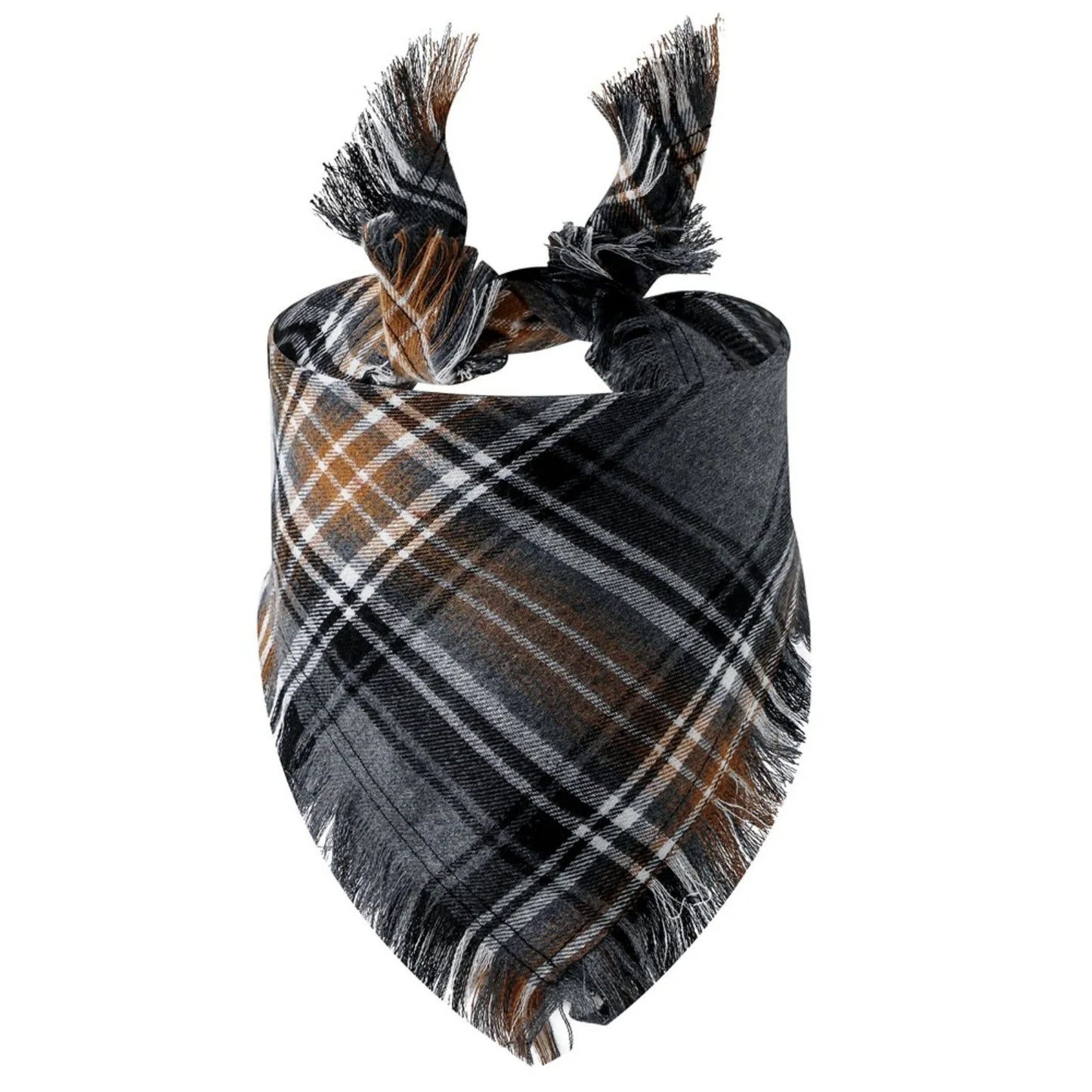 Dog Bandana with Tassel Edges Holiday Party Accessory