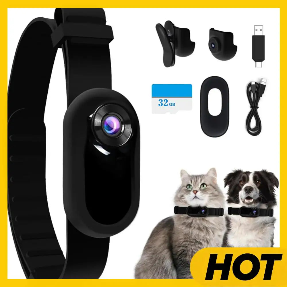 NONED Dog Collar Camera 1080P Wireless Pet Video Recorder