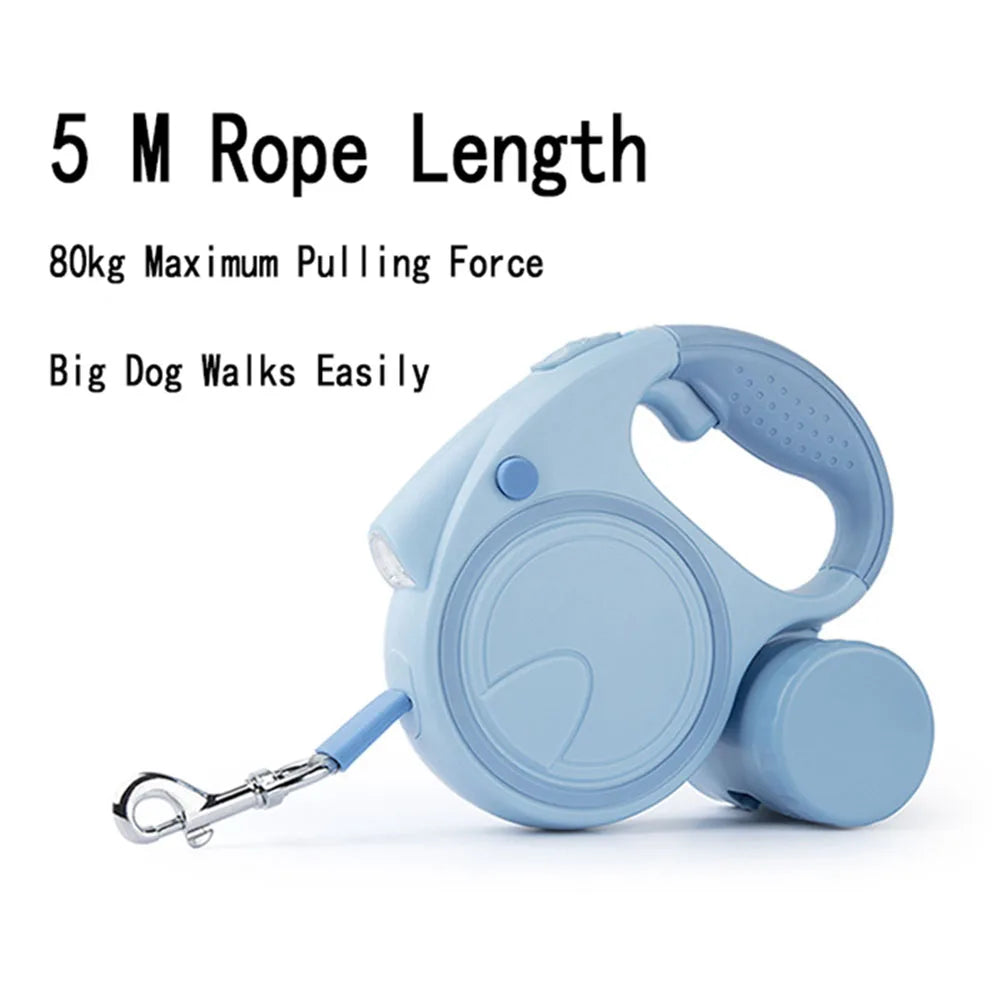 Dog Leash Retractable For Easy Walks And Training Sessions