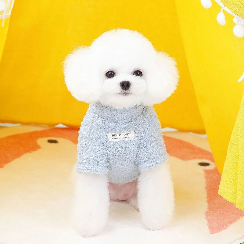 Dog Hoodie Fleece Warm Coat For Dogs Puppy Apparel